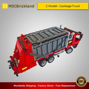 Mocbrickland Moc 38031 42098 C Model – Garbage Truck (3)