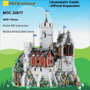Modular Building Moc 24877 Löwenstein Castle Official Expansion Mocbrickland (2)