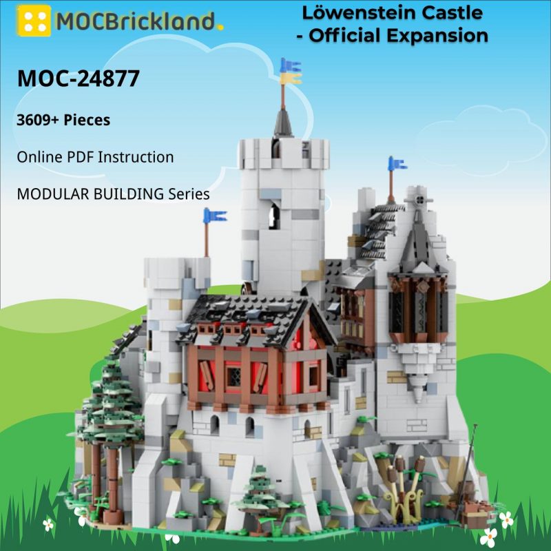 MOCBRICKLAND MOC-24877 Löwenstein Castle – Official Expansion