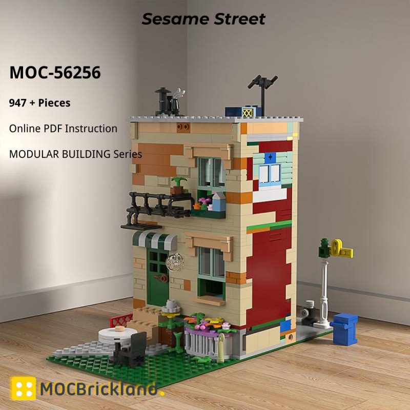 MOCBRICKLAND MOC-56256 Sesame Street