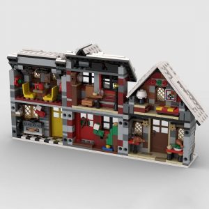 Modular Building Moc 58700 79497 Winter Christmas House Mocbrickland (4)
