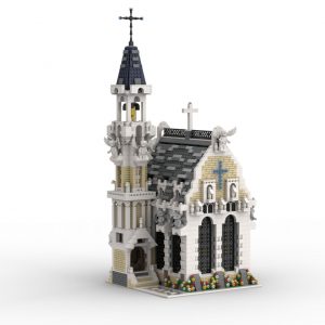 Modular Building Moc 65557 Medieval City Church Mocbrickland (3)