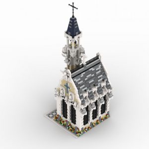 Modular Building Moc 65557 Medieval City Church Mocbrickland (4)