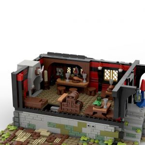Modular Building Moc 89795 Middle Ages House Mocbrickland (1)