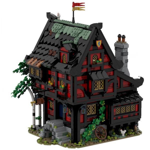Modular Building Moc 89795 Middle Ages House Mocbrickland (3)