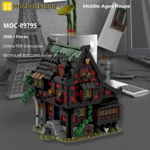 Modular Building Moc 89795 Middle Ages House Mocbrickland (4)