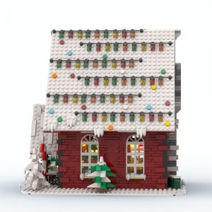 Modular Building Moc 89798 Christmas Snow House Mocbrickland (6)