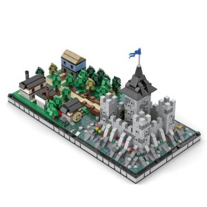 Modular Building Moc 89806 Medieval Castle By Mini Custom Set Mocbrickland (2)