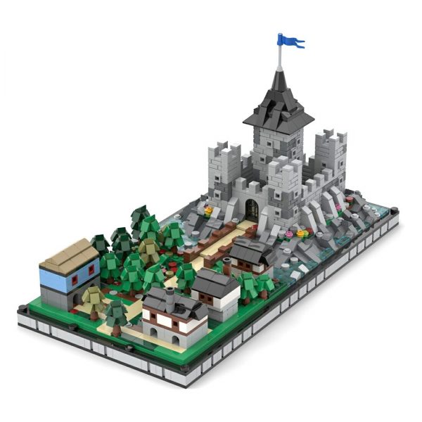 Modular Building Moc 89806 Medieval Castle By Mini Custom Set Mocbrickland (4)