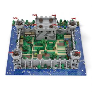 Modular Building Moc 89807 Medieval Castle By Mini Custom Set Mocbrickland (3)