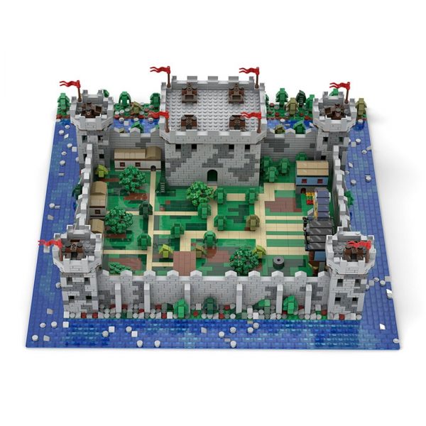 Modular Building Moc 89807 Medieval Castle By Mini Custom Set Mocbrickland (3)