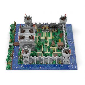 Modular Building Moc 89807 Medieval Castle By Mini Custom Set Mocbrickland (5)