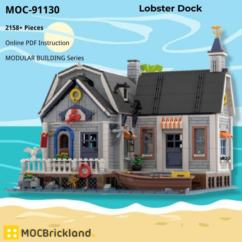MOCBRICKLAND MOC-91130 Lobster Dock