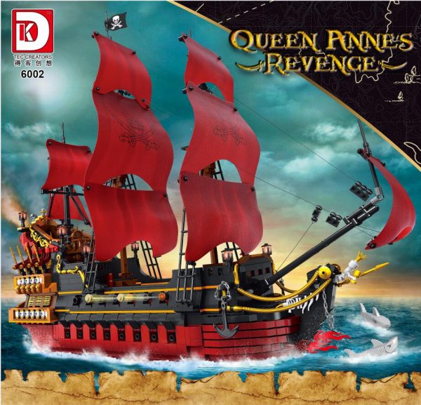Movie Dk 6002 Queen Anne's Revenge Pirate Ship Caribbeans (4)