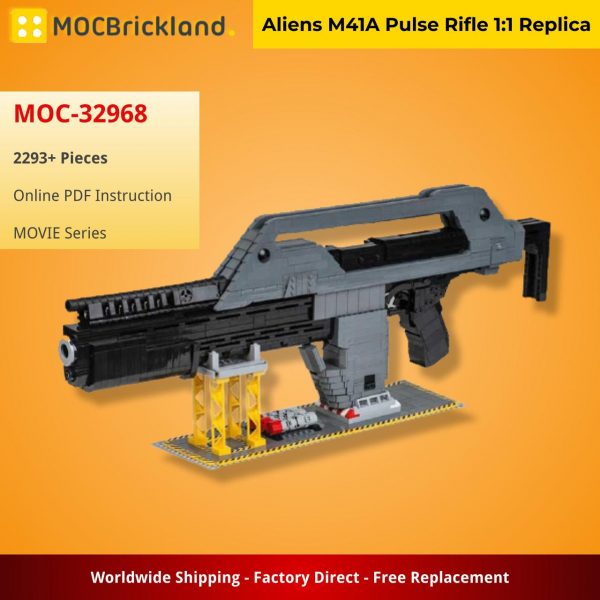 Movie Moc 32968 Aliens M41a Pulse Rifle 11 Replica By Nickbrick Mocbrickland (2)