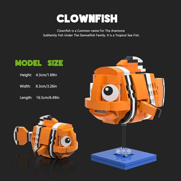 Movie Moc 89794 Clownfish From Finding Nemo Mocbrickland (3)