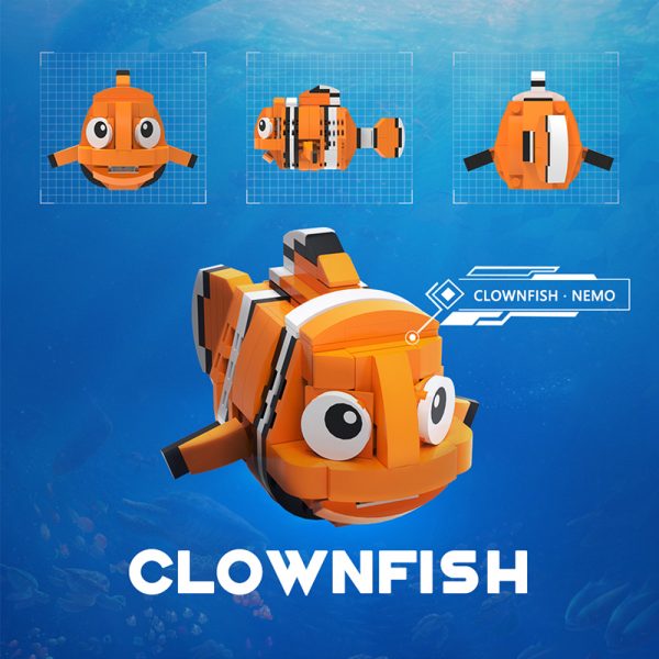 Movie Moc 89794 Clownfish From Finding Nemo Mocbrickland (4)