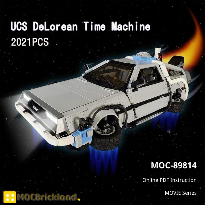 MOCBRICKLAND MOC-89814 USC DeLorean Time Machine