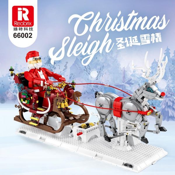 Reobrix 66002 Christmas Sleigh With 1572 Pieces (1)