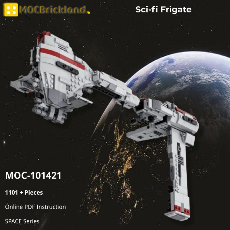MOCBRICKLAND MOC-101421 Sci-fi Frigate