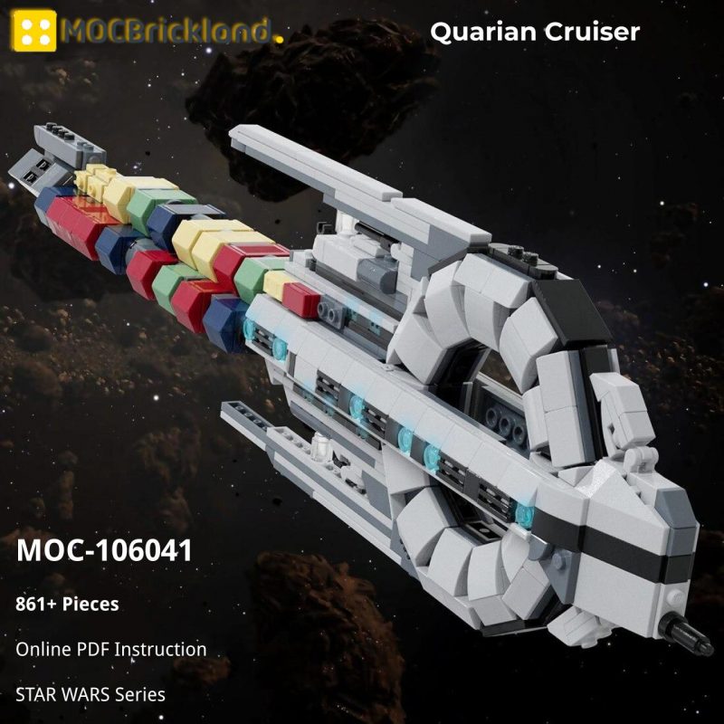 MOCBRICKLAND MOC-106041 Quarian Cruiser
