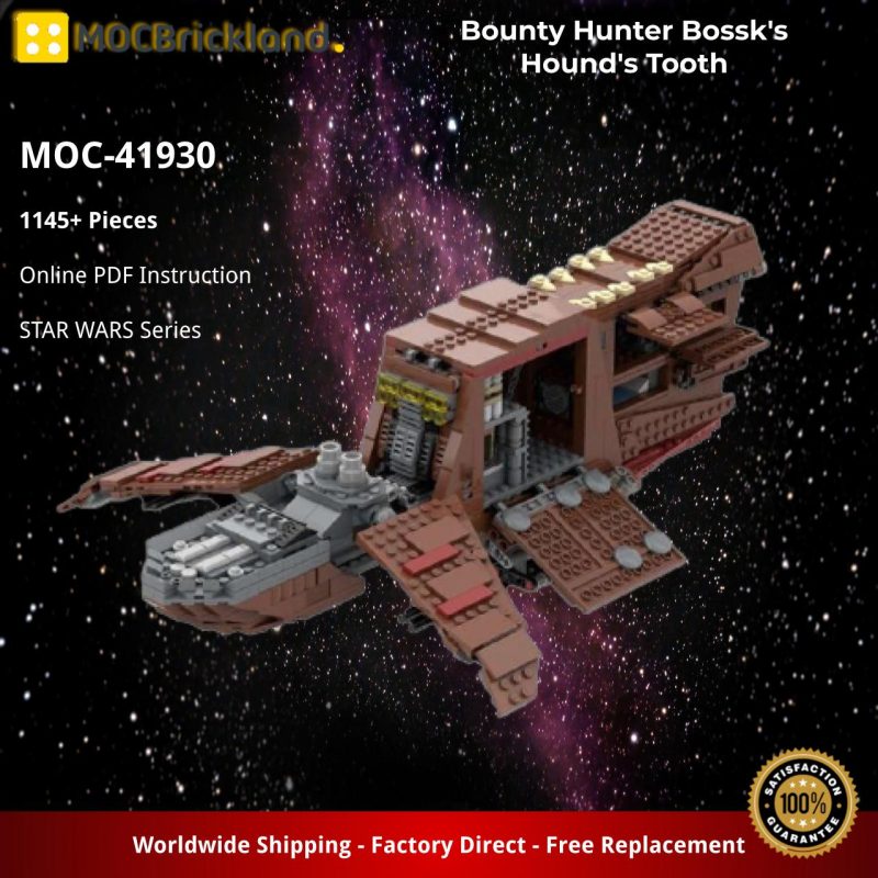 MOCBRICKLAND MOC-41930 Bounty Hunter Bossk’s Hound’s Tooth
