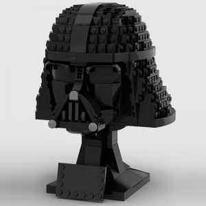 Star Wars Moc 61274 Darth Vader Helmet (updated Version) By Albo.lego Mocbrickland (2)