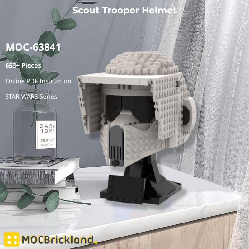 MOCBRICKLAND MOC-63841 Scout Trooper Helmet