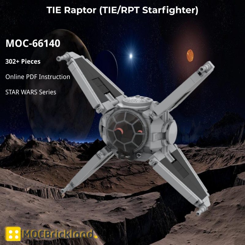 MOCBRICKLAND MOC-66140 TIE Raptor (TIE/RPT Starfighter)