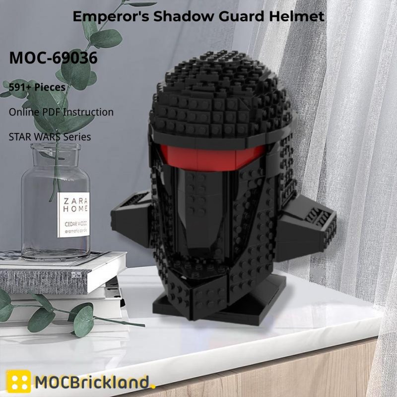 MOCBRICKLAND MOC-69036 Emperor’s Shadow Guard Helmet