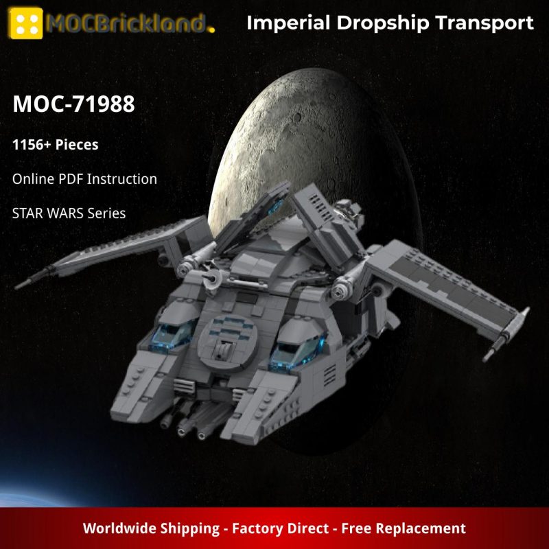 MOCBRICKLAND MOC-71988 Imperial Dropship Transport