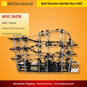 Technician Moc 24238 Ball Shooter Marble Run Gbc By Brickpolis Mocbrickland (2)