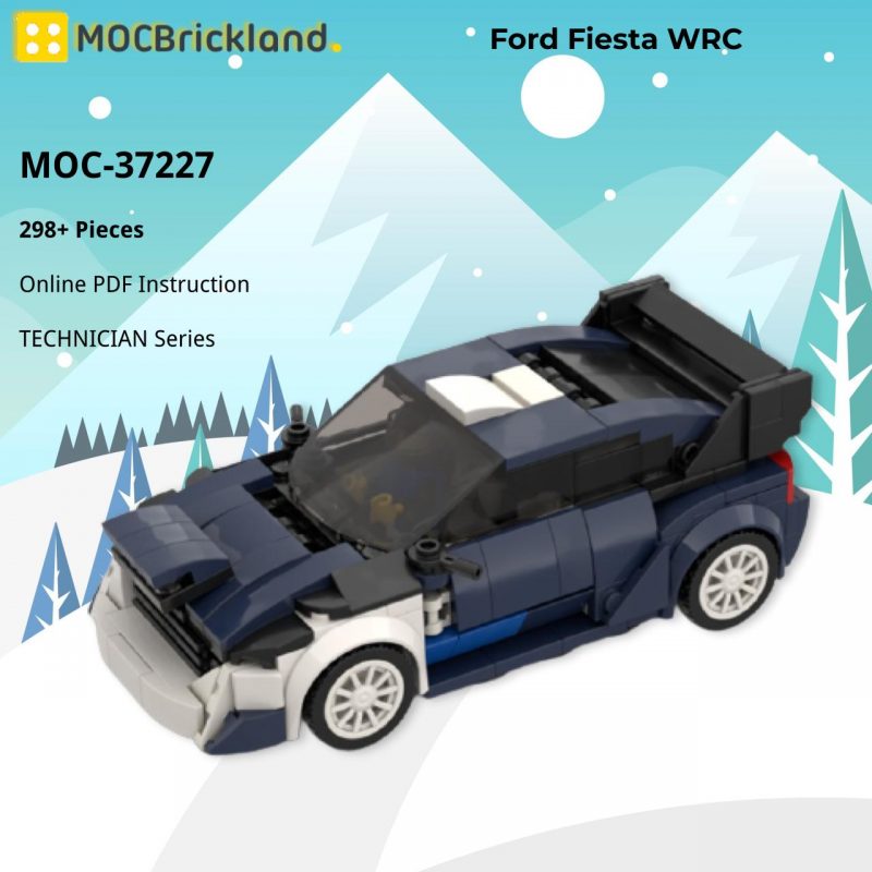 MOCBRICKLAND MOC-37227 Ford Fiesta WRC
