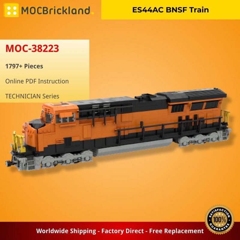 MOCBRICKLAND MOC-38223 ES44AC BNSF Train