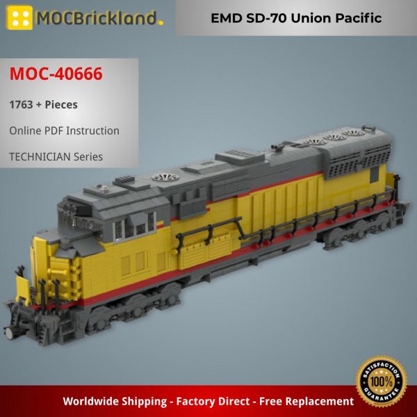 Technician Moc 40666 Emd Sd 70 Union Pacific Mocbrickland (2)
