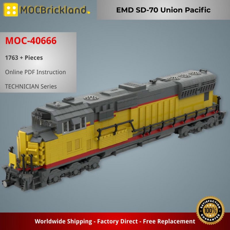 MOCBRICKLAND MOC-40666 EMD SD-70 Union Pacific