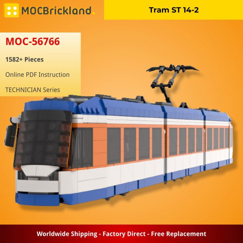 MOCBRICKLAND MOC-56766 Tram ST 14-2