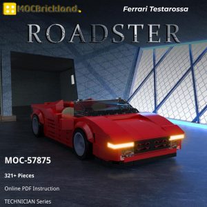 Technician Moc 57875 Ferrari Testarossa By Tlg Mocbrickland