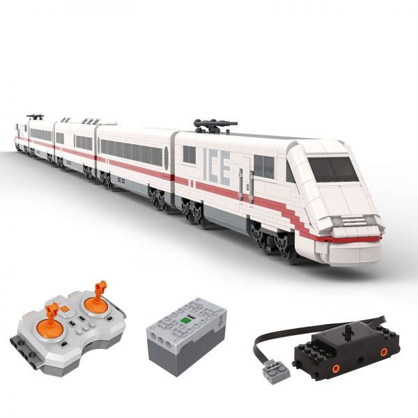 Technician Moc 64784 Db Ice 1 German High Speed Train By Brickdesigned Germany Mocbrickland (1)