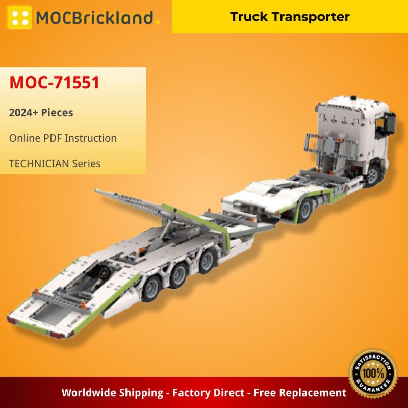 MOCBRICKLAND MOC-71551 Truck Transporter