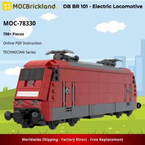 Technician Moc 78330 Db Br 101 Electric Locomotive By Brickdesigned Germany Mocbrickland (2)