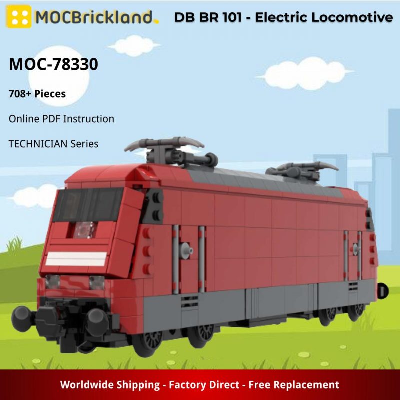 MOCBRICKLAND MOC-78330 DB BR 101 – Electric Locomotive