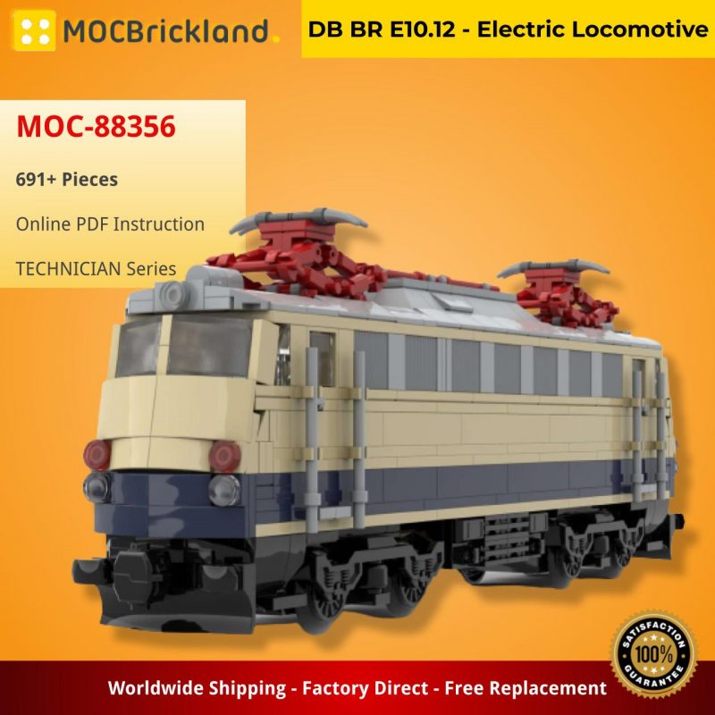 MOCBRICKLAND MOC-88356 DB BR E10.12 – Electric Locomotive