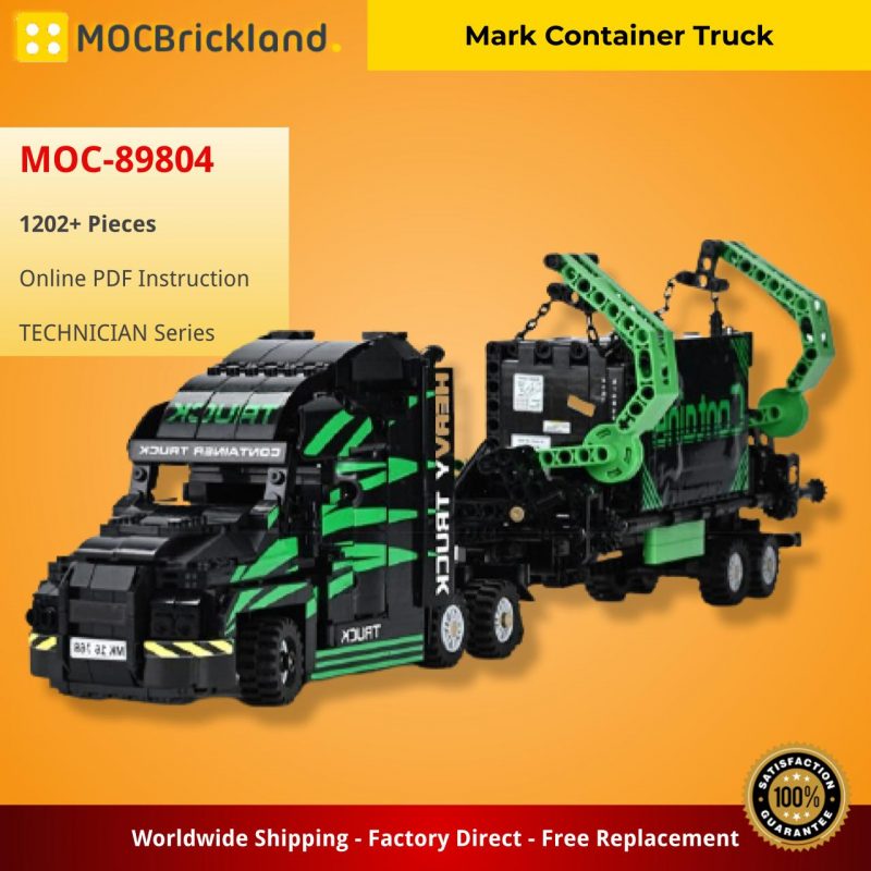 MOCBRICKLAND MOC-89804 Mark Container Truck