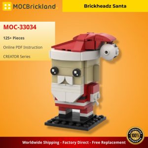 Creator Moc 33034 Brickheadz Santa By Leo1 Mocbrickland (2)