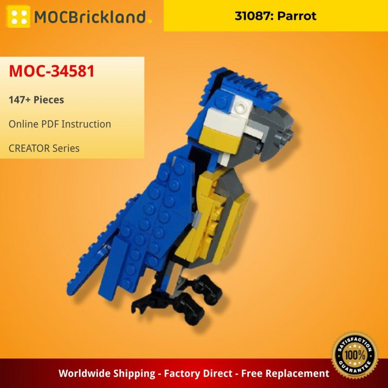 MOCBRICKLAND MOC-34581 31087: Parrot