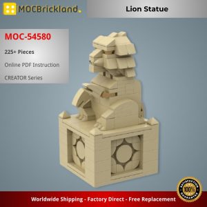 Creator Moc 54580 Lion Statue By Gabizon Mocbrickland (3)