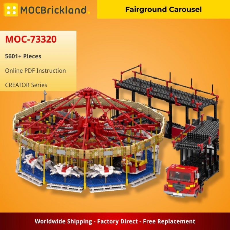 MOCBRICKLAND MOC-73320 Fairground Carousel