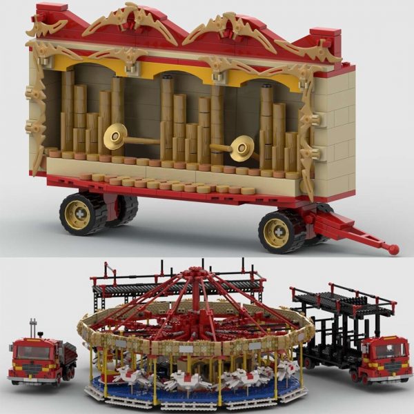 Creator Moc 73320 Fairground Carousel By Gdale Mocbrickland (4)