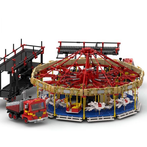 Creator Moc 73320 Fairground Carousel By Gdale Mocbrickland (6)
